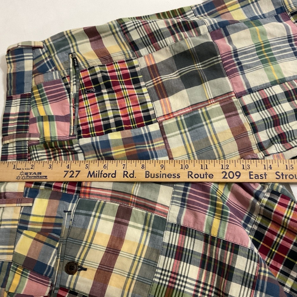Polo Ralph Lauren Golf Resort Men's Shorts Size 32 Classic Fit Patchwork Plaid - Picture 9 of 10